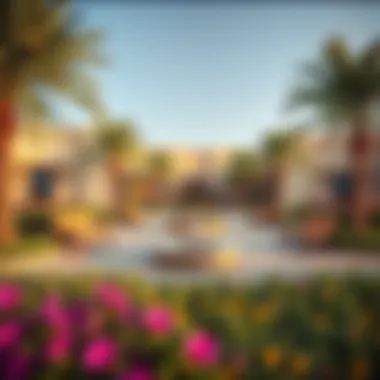 Vibrant community amenities including parks and recreational spaces in Al Jurf Gardens