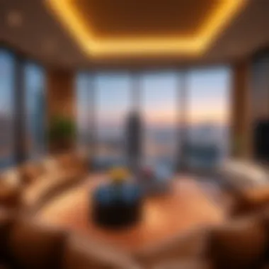 Luxurious Living in Al Khail Heights Luxurious apartment view in Al Khail Heights