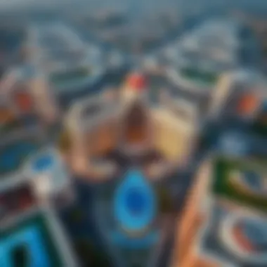 Aerial View of Al Nasr Plaza An aerial view of Al Nasr Plaza showcasing its architectural beauty