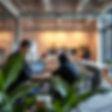 Dynamic Workspace for Entrepreneurs Entrepreneurs engaging in a dynamic workspace