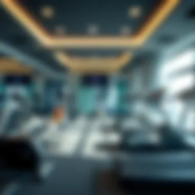 Fitness Center in Damac Park Towers Advanced fitness center equipped with state-of-the-art facilities