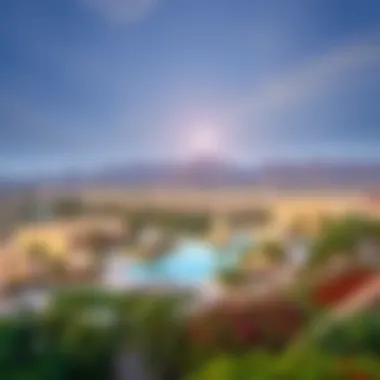 Breathtaking landscape surrounding the Dhanat Al Ain Resort