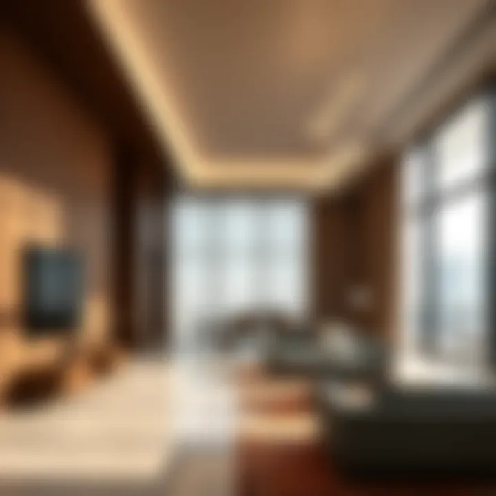 Interior design features showcasing modern aesthetics