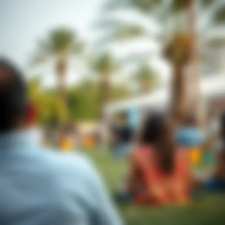 Community event in a Dubai park