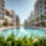 A stunning exterior view of Kensington Waters showcasing its modern architecture