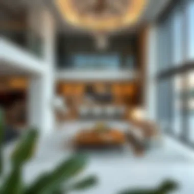 Luxurious Interiors of Kensington Waters An interior snapshot depicting the luxurious living space within Kensington Waters