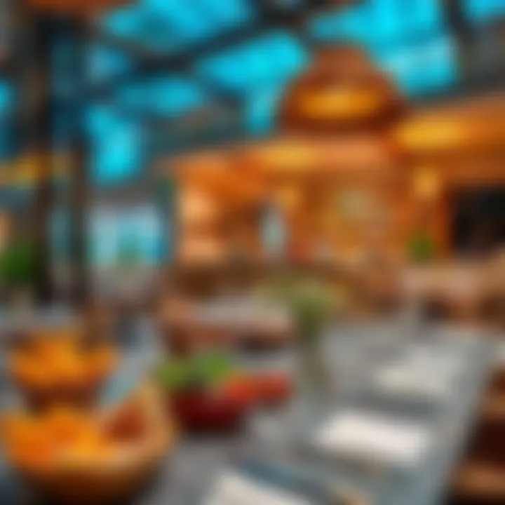 Elegant dining options available at مول غاليريا with a variety of cuisines