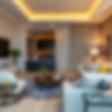 Comfortable Living Spaces in Nad Al Hammar Cozy residential interior in Nad Al Hammar highlighting comfort and style