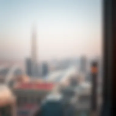 Dubai Skyline with Hayyan Highlighted Panoramic view of Dubai's skyline featuring Hayyan