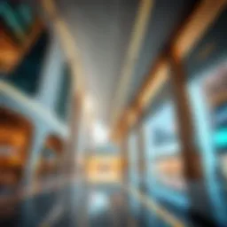 Modern architectural design of Meydan One Mall