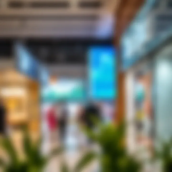 Graph illustrating market trends in Dubai's retail sector