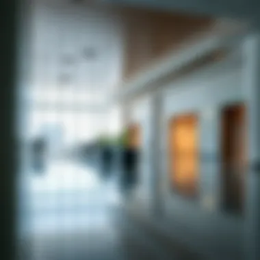 Modern Facilities Within Single Business Tower Interior space of the Single Business Tower highlighting modern facilities