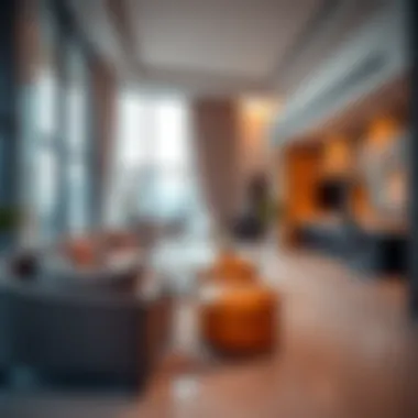 Modern amenities in Al Khail Gate apartments