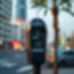 Parking meter in Dubai