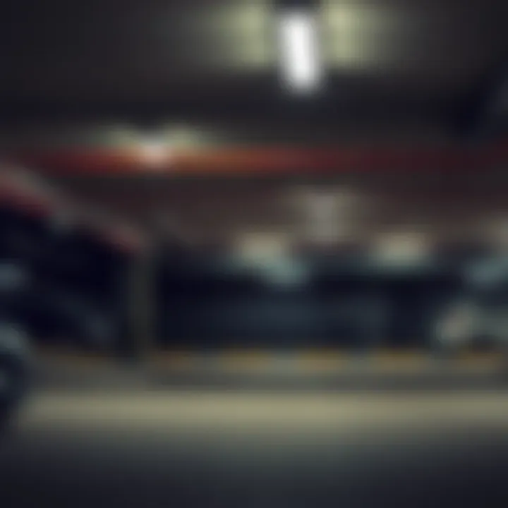 Private parking garage in Dubai