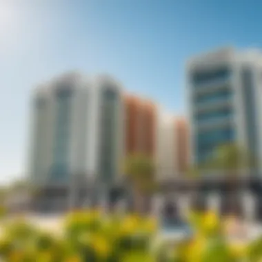 Modern residential buildings in Al Qusais reflecting urban living